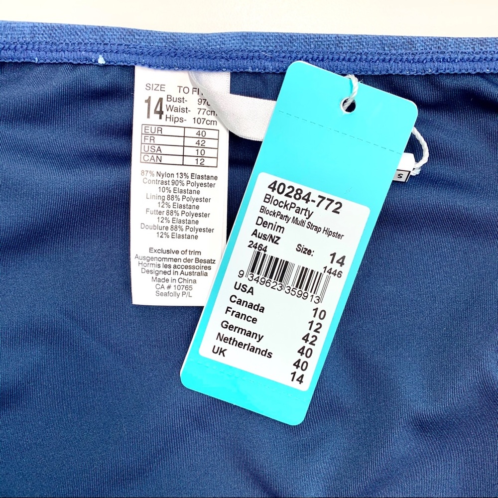 NWT US-10 2-pc Set Denim Bikini (DD) - Picture 13 of 16